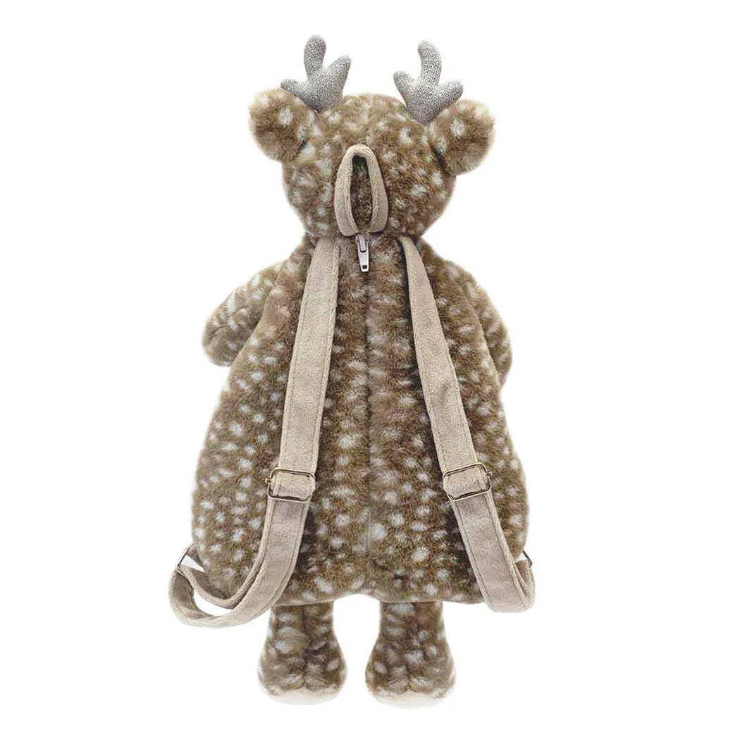 'Fiona' Fawn Plush Backpack