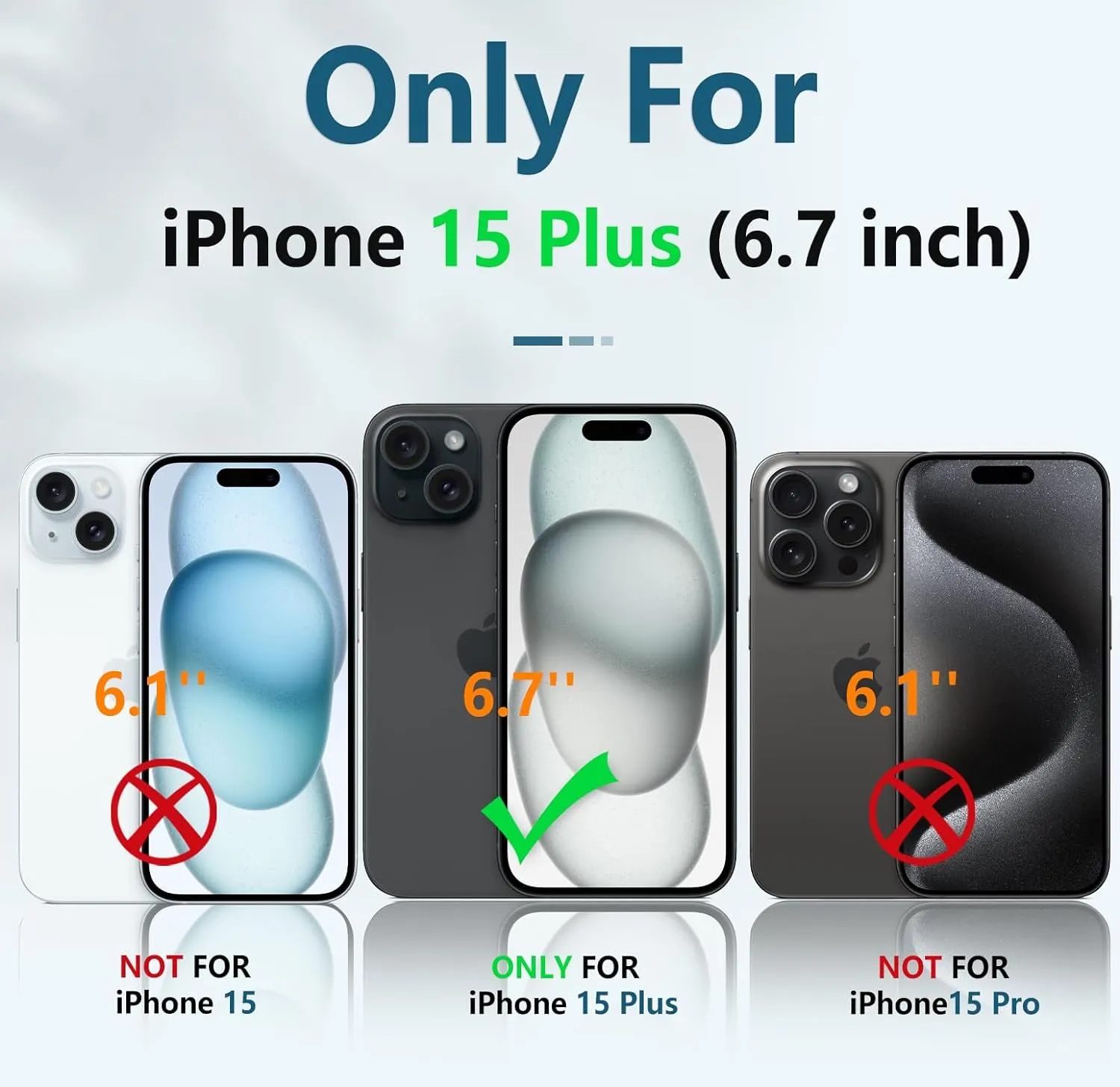 iPhone 15 Plus Heavy Duty Shockproof Kickstand Cover Case