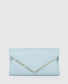 Light Blue Amira Clutch Bag