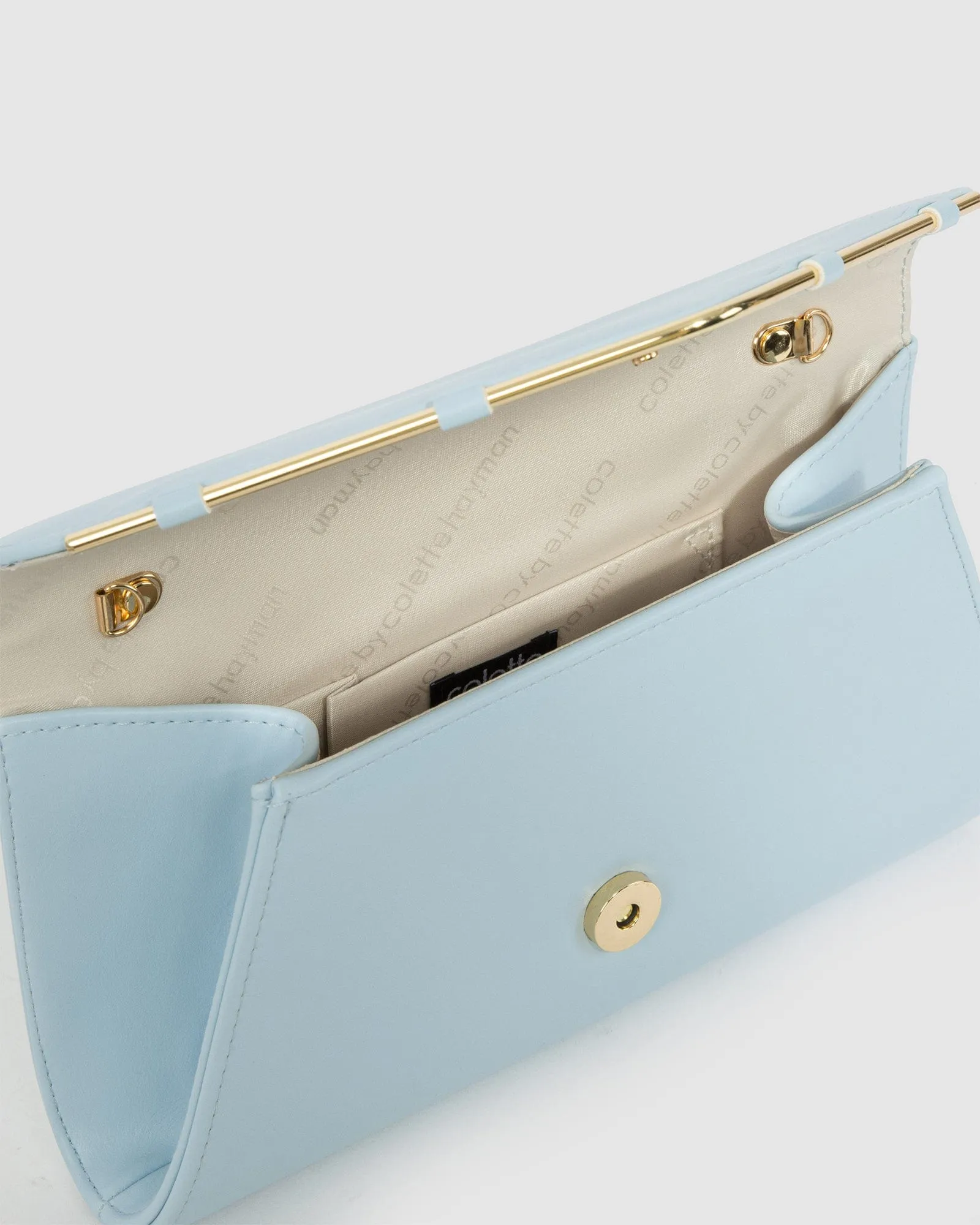 Light Blue Amira Clutch Bag
