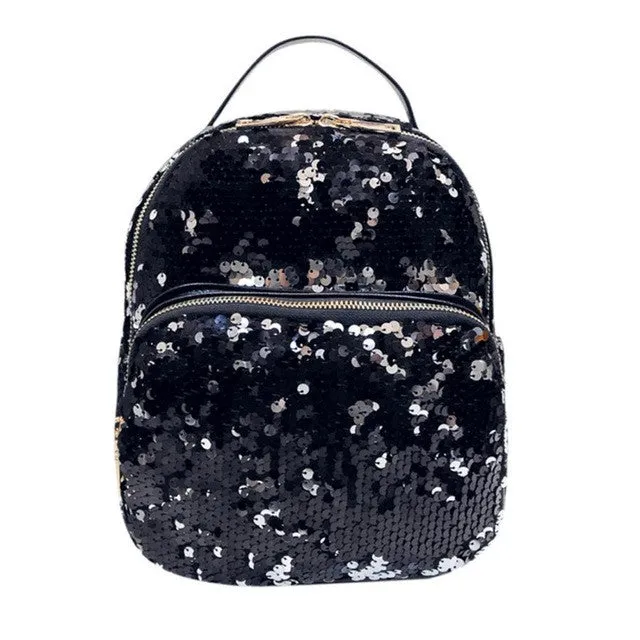 PICK YOUR COLOR: Bright, Shiny, Sequins Glitter Mini Backpack