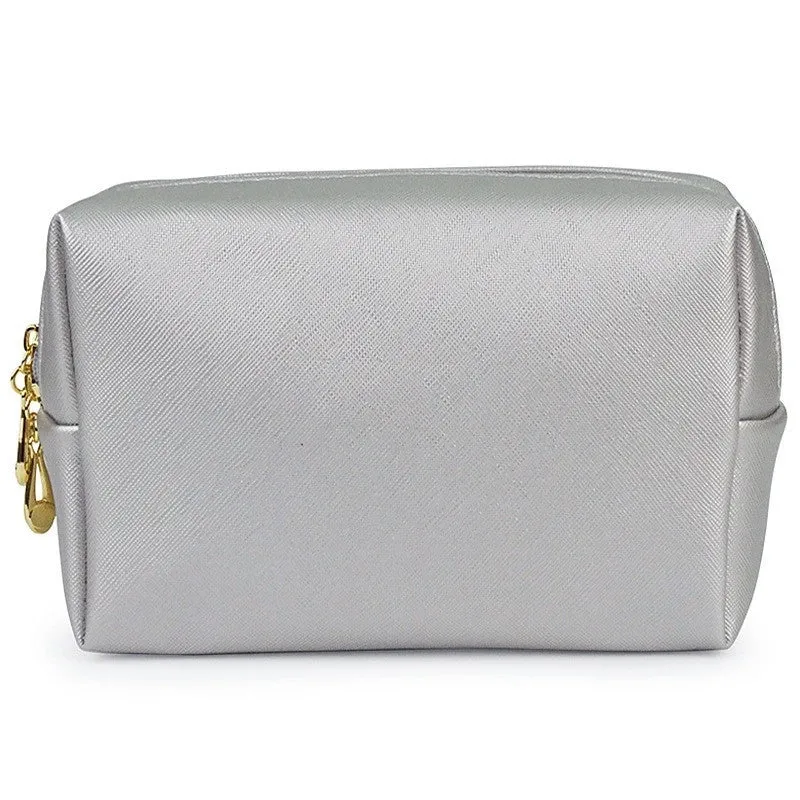 Pu Leather Solid Color Square Evening Bags