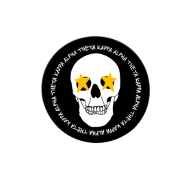 Sorority Skull Button