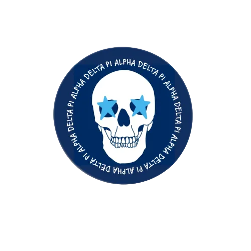Sorority Skull Button