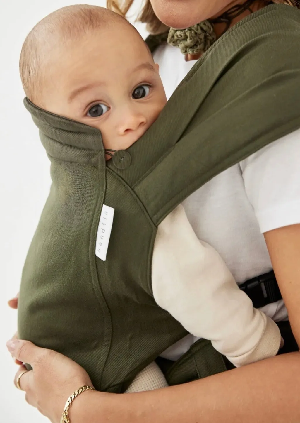 Timeless Khaki Organic Cotton Baby Carrier