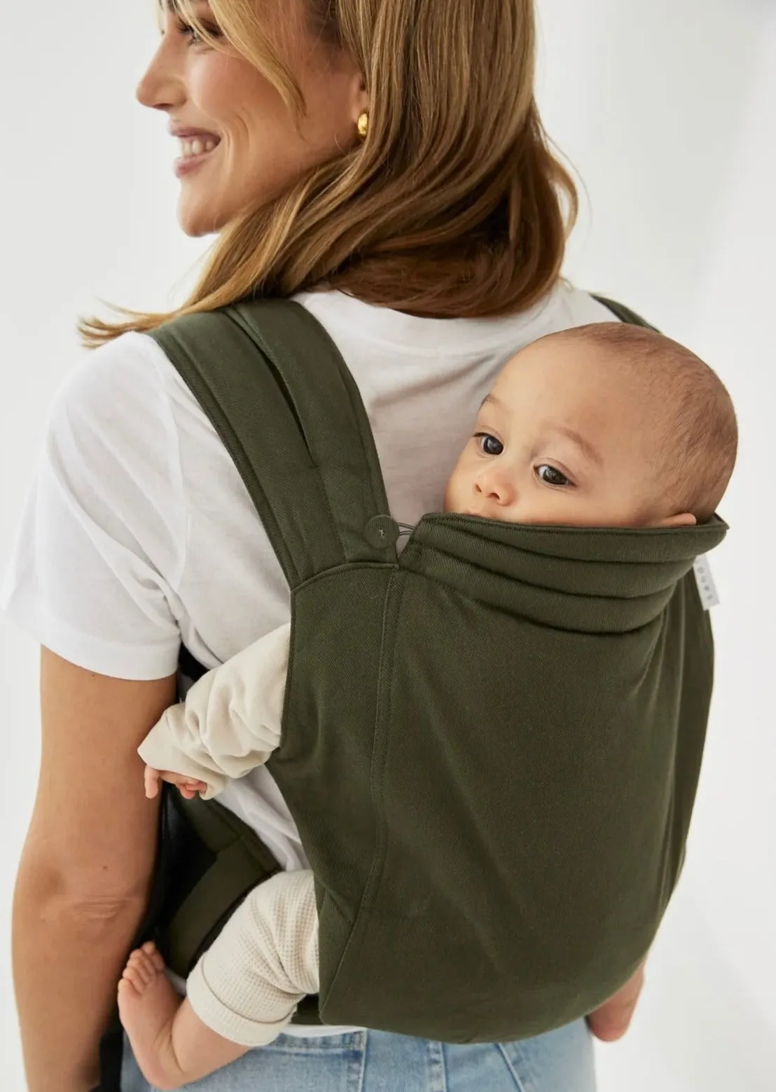 Timeless Khaki Organic Cotton Baby Carrier